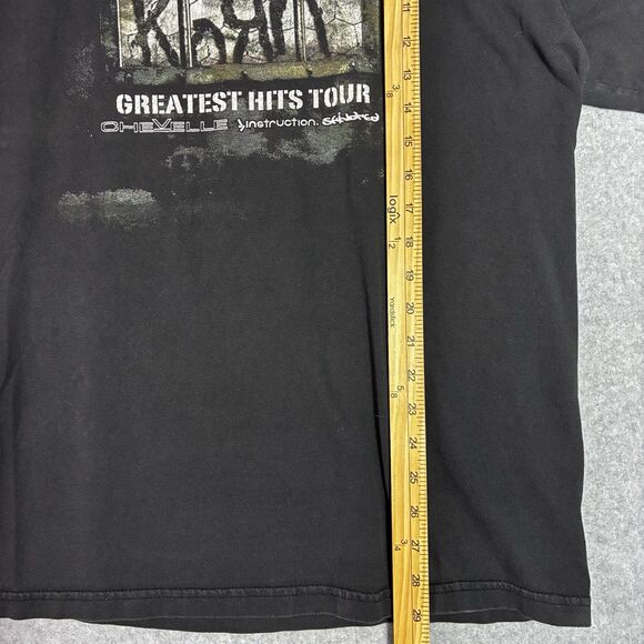 Men’s XL Korn Greatest Hits Tour Shirt Chevelle Instruction Seether Vintage 04’ - Picture 4 of 7